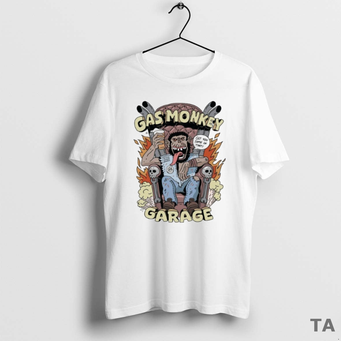 Top Gas Monkey Garage Get You Some Of That King Of Chaos T Shirt Sweater Hoodie, Sweatshirt | WearSparks.com