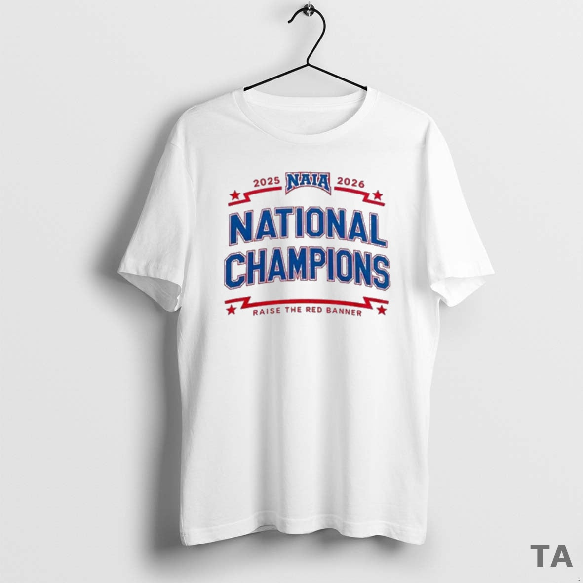 Top Grand View Vikings 2025 26 Naia National Champions Raise The Red Banner T-Shirts, Hoodie, Sweatshirt | WearSparks.com