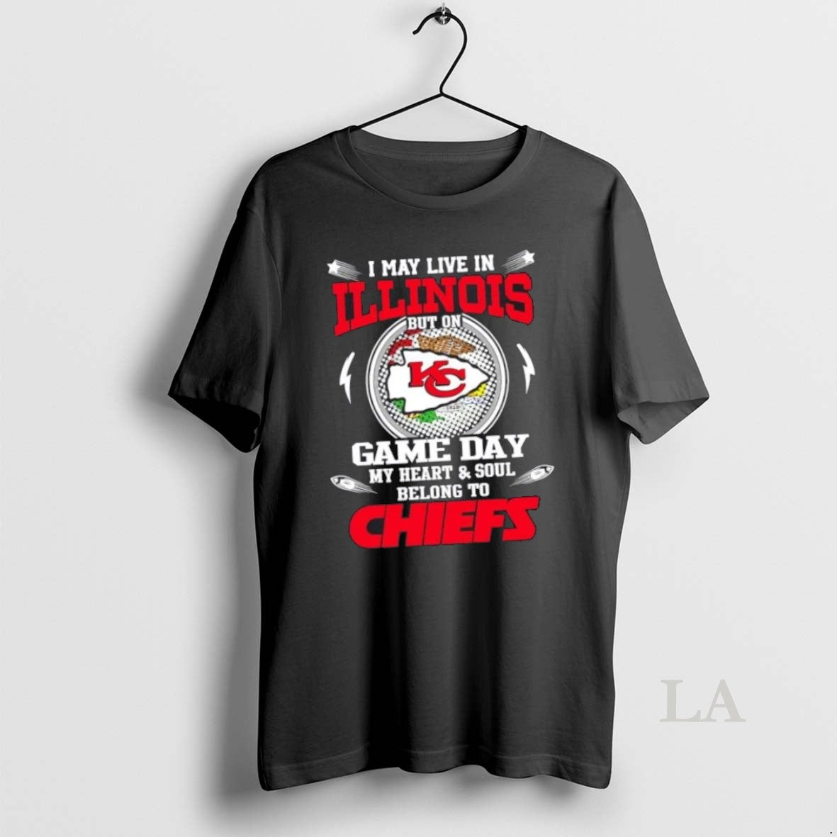 Top I May Live In Illinois But On Game Day My Heart And Soul Belongs