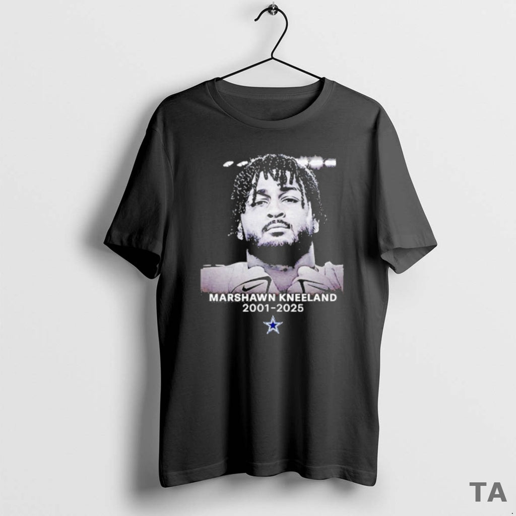 Top Jon Machota Wearing Marshawn Kneeland Dallas Cowboys Rip 2025 T Shirt Sweater