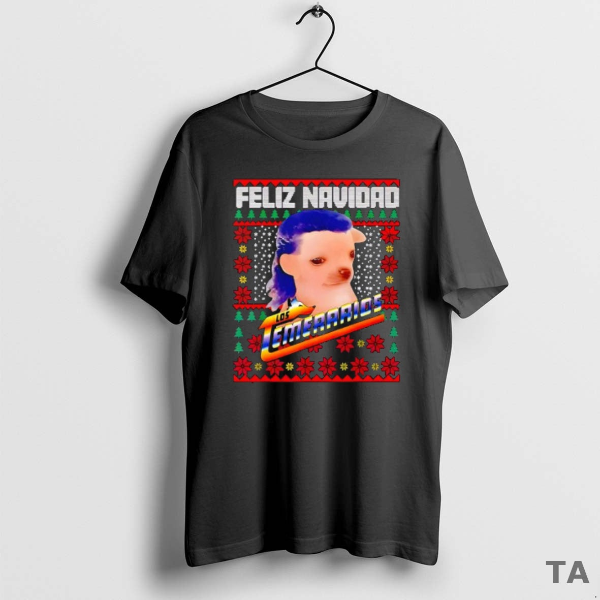 Top Los Temerarios Dog Merry Christmas Feliz Navidad T Shirt Sweater Hoodie, Sweatshirt | WearSparks.com