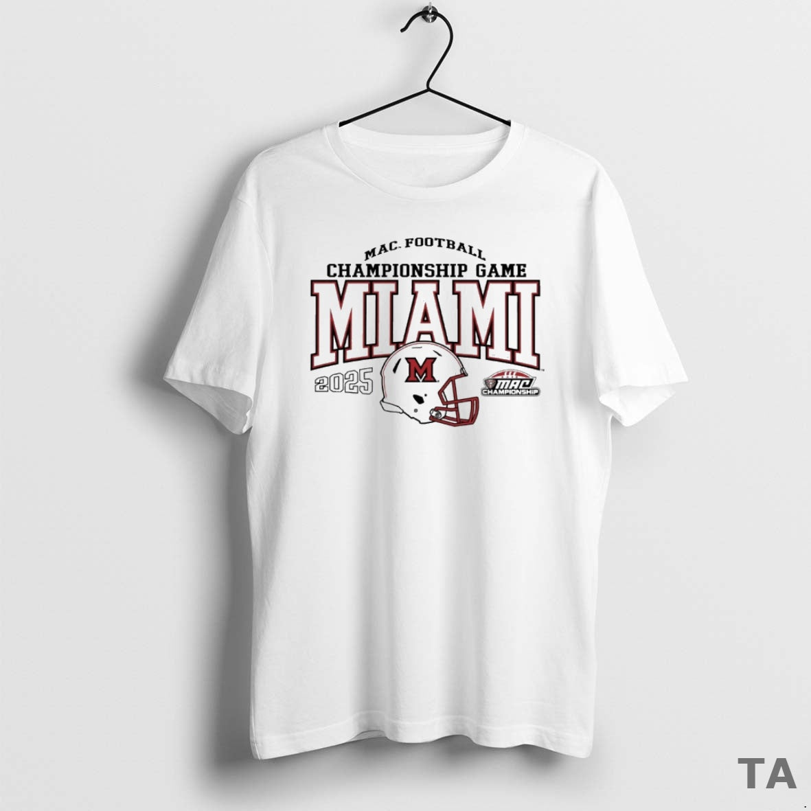 Top Miami Redhawks 2025 Mac Football Championship Game Helmet T Shirt Sweater Hoodie, Sweatshirt | WearSparks.com
