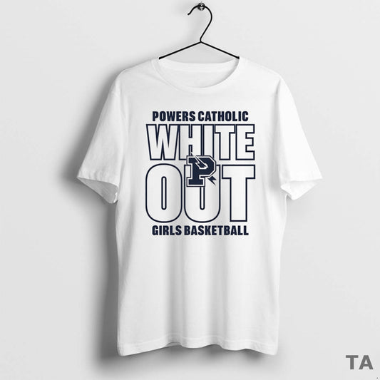 Top Powers Catholic Girls Basketball White Out T Shirt Sweater Hoodie, Sweatshirt | WearSparks.com