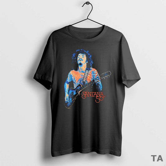 Top Santana 50 Guitar T Shirt Sweater Hoodie, Sweatshirt | WearSparks.com