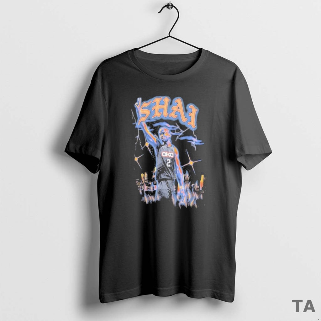 Top Shai Gilgeous Alexander Oklahoma City Thunder 2025 26 City Edition Player T Shirt Sweater