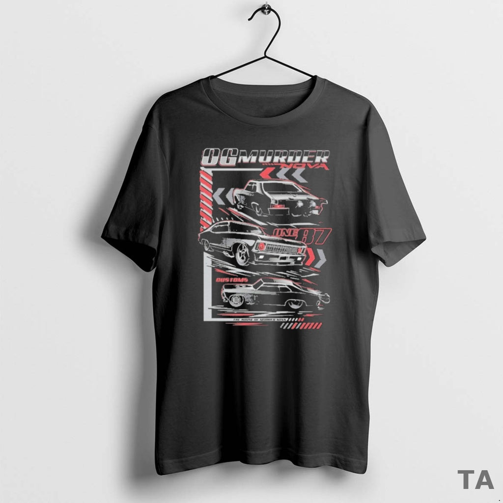 Top Shawn Ellington Murder Nova Red Og 187 Customs T Shirt Sweater