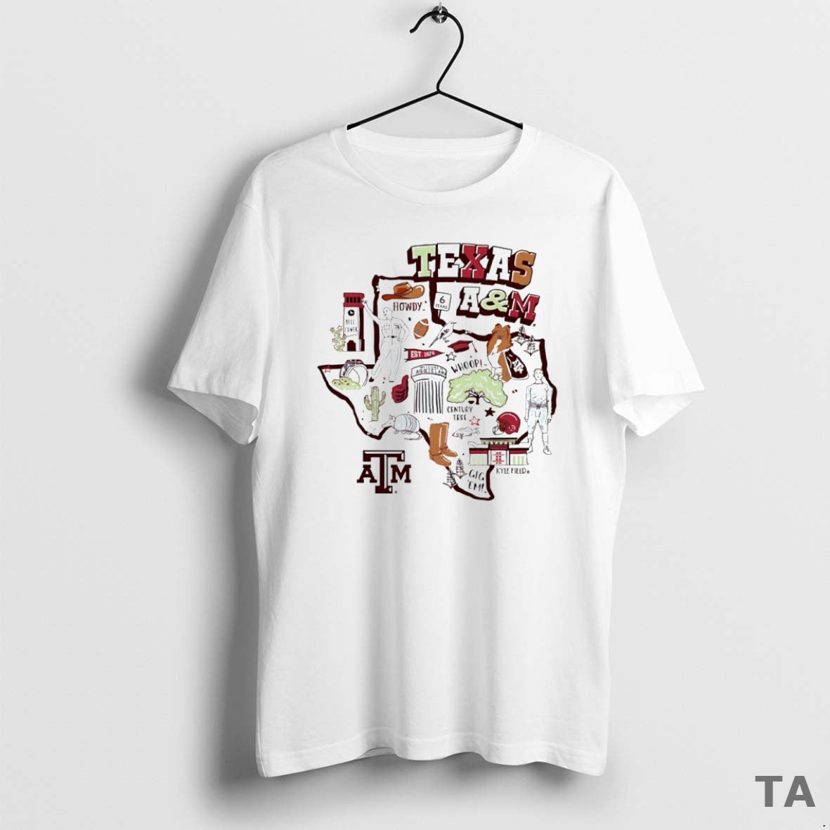Top Texas A And M Aggies Football State Map Circle T Shirt Sweater Hoodie, Sweatshirt | WearSparks.com