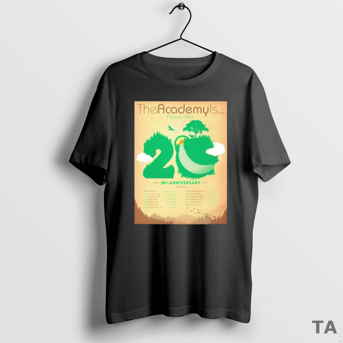 Top The Academy Is 20 Year Almost Here Anniversary Tour 2025 2026 T Shirt Sweater Hoodie, Sweatshirt | WearSparks.com