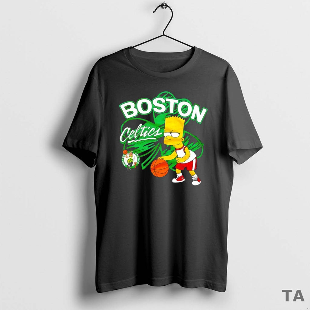 Top The Bart Simpson X Boston Celtics Nba Mashup T Shirt Sweater