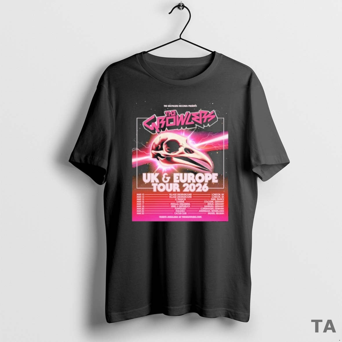 Top The Growlers Uk And Europe Tour 2026 Dates T Shirt Sweater Hoodie, Sweatshirt | WearSparks.com