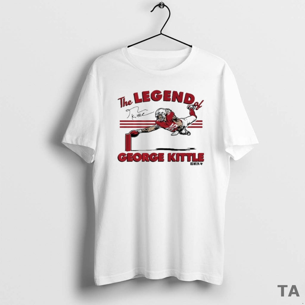 Top The Legend Of George Kittle T Shirt Sweater