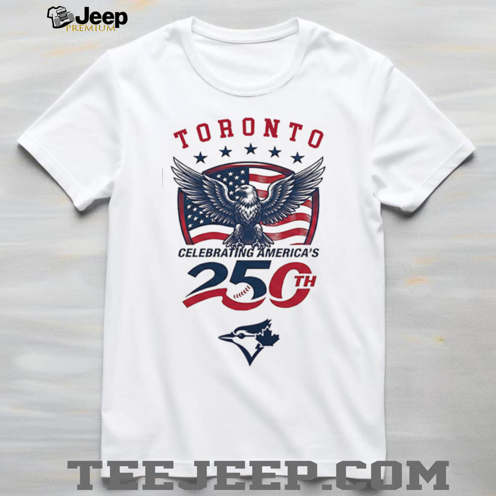 Toronto Blue Jays Custom Name America’s 250th Anniversary Baseball Jersey T Shirt