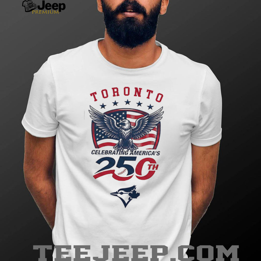 Toronto Blue Jays Custom Name America’s 250th Anniversary Baseball Jersey T Shirt