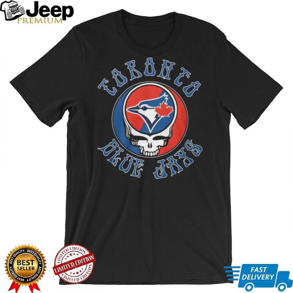 Toronto Blue Jays x Grateful Dead Steal Your Face Baseball Mashup T Shirt