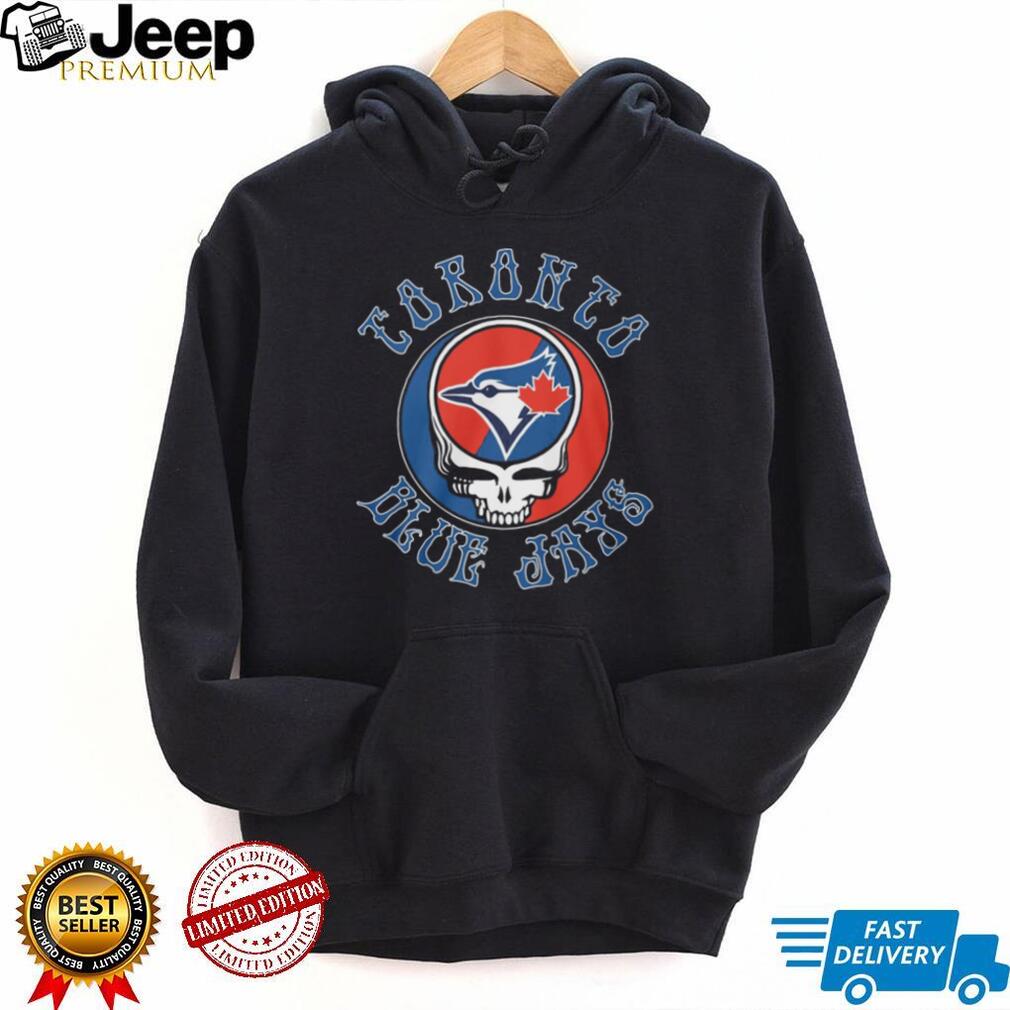 Toronto Blue Jays x Grateful Dead Steal Your Face Baseball Mashup T Shirt
