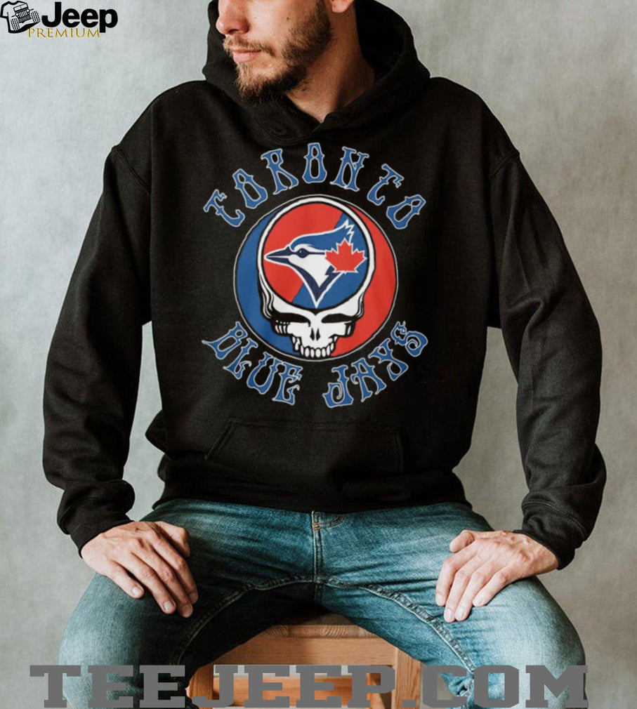 Toronto Blue Jays x Grateful Dead Steal Your Face Baseball Mashup T Shirt