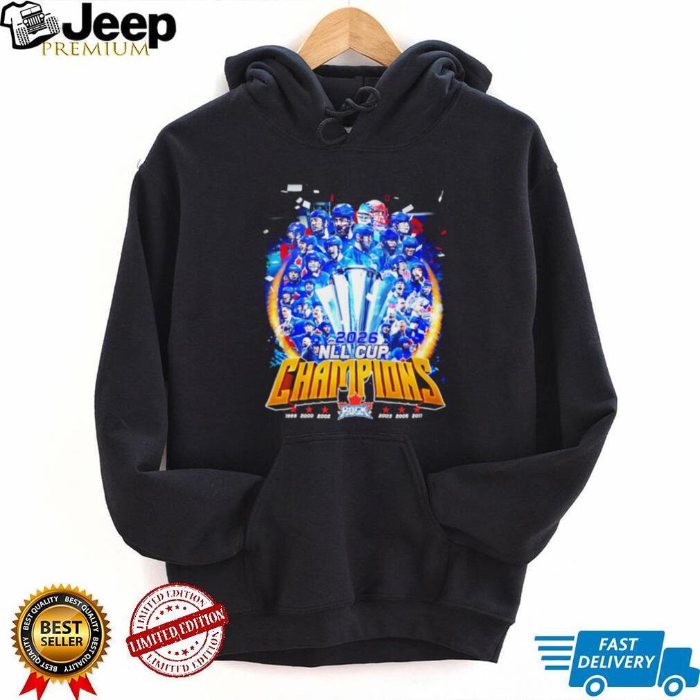 Toronto Rock 2026 NLL Cup Champions Lacrosse T Shirt