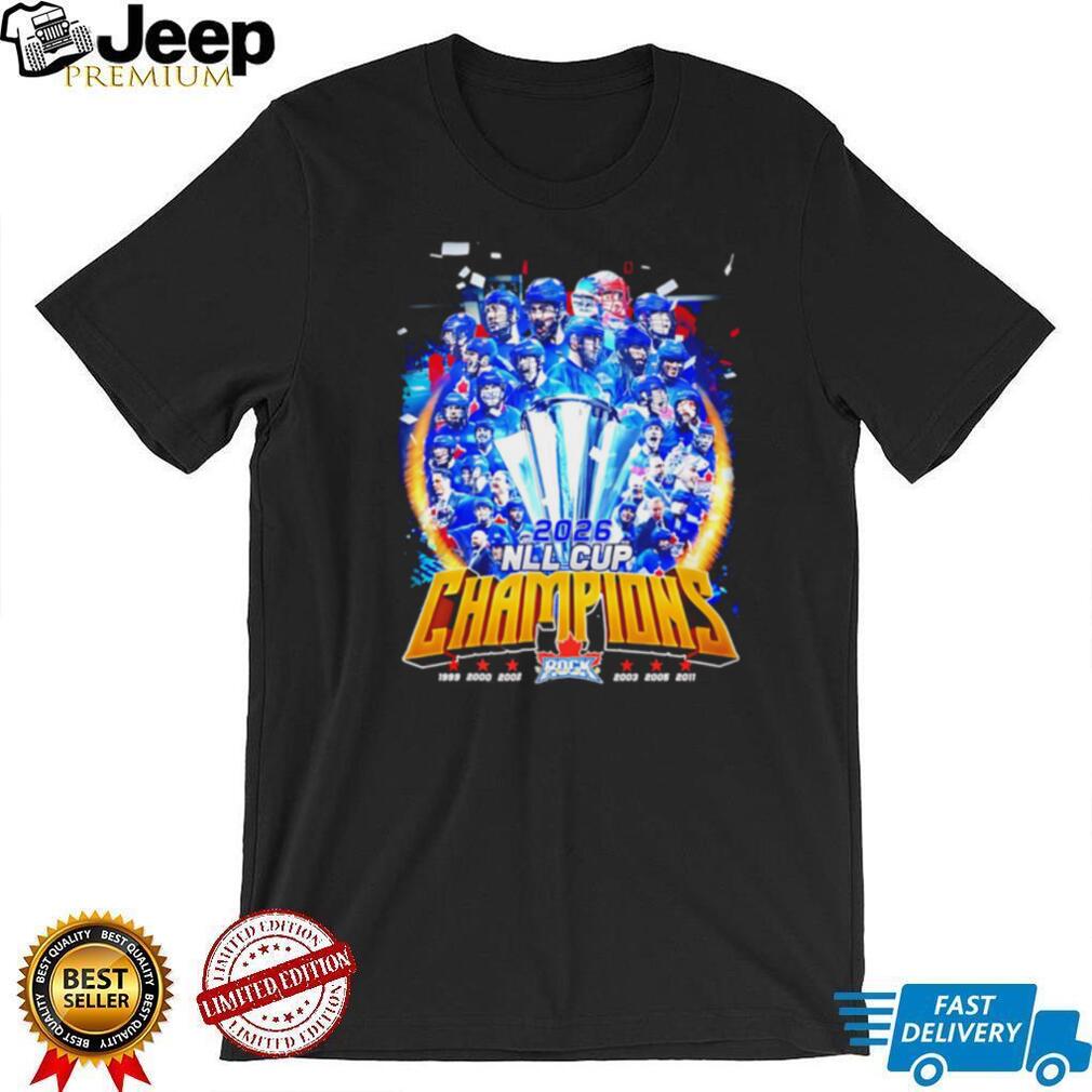 Toronto Rock 2026 NLL Cup Champions Lacrosse T Shirt
