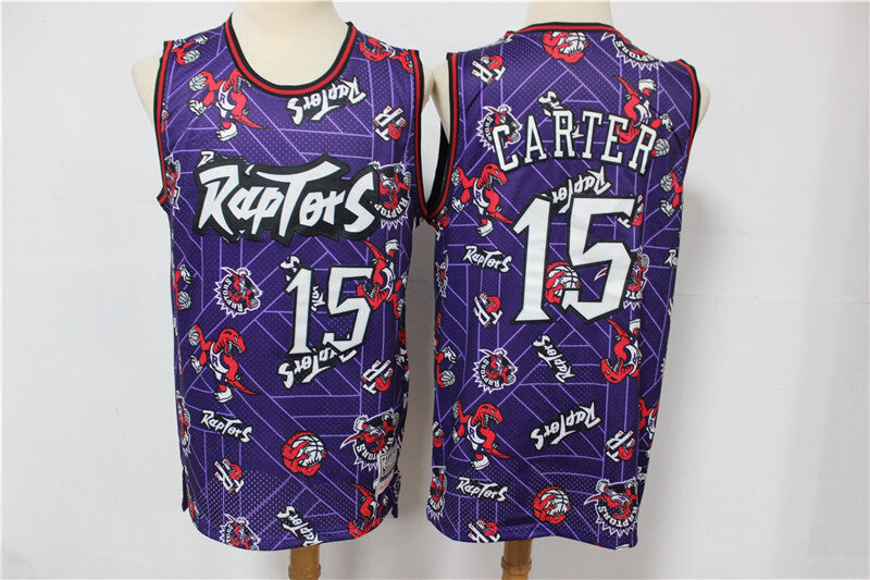Toronto Raptors #15 Vince Carter Raptors 15 # Purple Edition Limited Retro Jersey --hwc jersey tear up pack Swingman Jersey