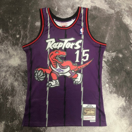 Toronto Raptors #15 Vince Carter sw Raptors 99 Season Purple 15 # Carter Style 2