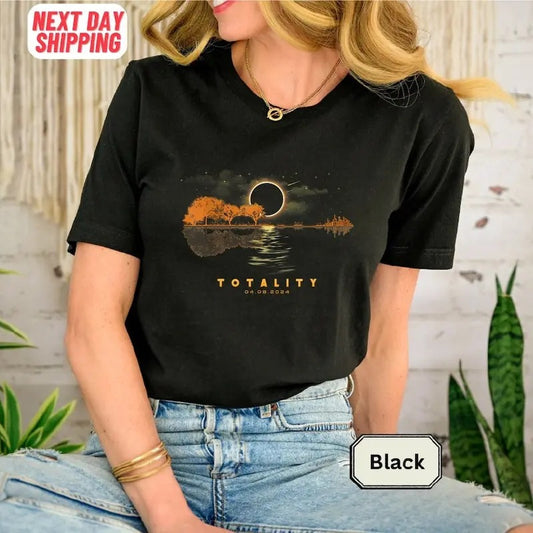 Total Solar Eclipse 2024 Shirt, April 8 2024, USA Map, Path of Totality Tee, Spring America Eclipse Souvenir Gift