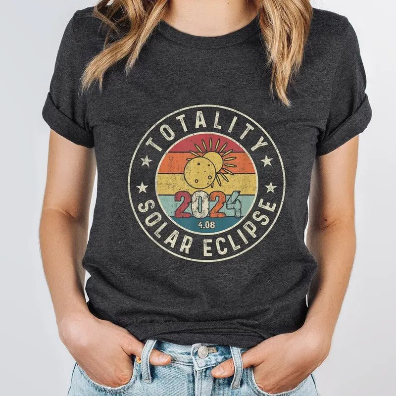Total Solar Eclipse 2024 Shirt, April 8th 2024 Shirt, Eclipse Event 2024 Shirt, Celestial Shirt, Gift for Eclipse Lover, April 8 2024 Shirt