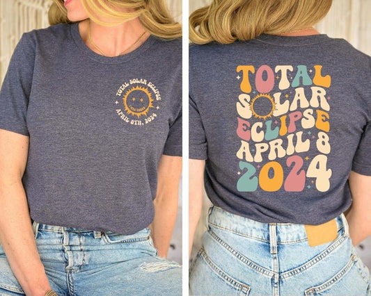Total Solar Eclipse 2024 Shirt, April 8th 2024 Shirt, Eclipse Event Shirt, Celestial Shirt, Gift for Eclipse Lover, America Tour Shirt
