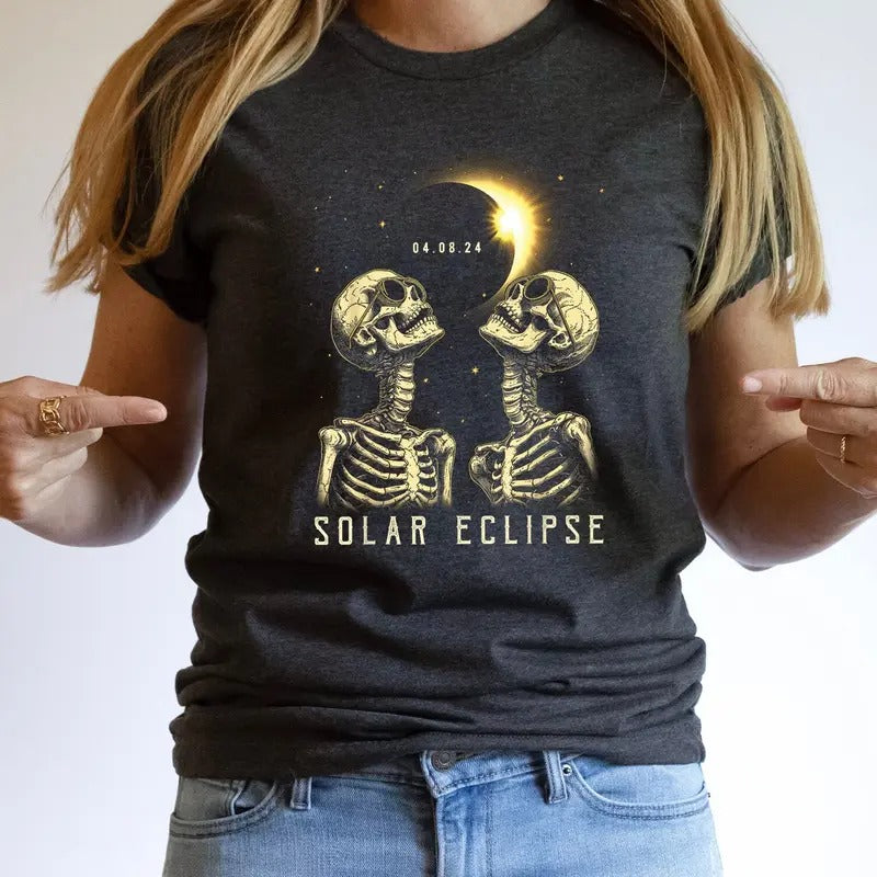 Total Solar Eclipse Twice In A Lifetime 2024 Shirt, April 8 2024, USA Map, Path of Totality Tee, Spring America Eclipse Souvenir Gift