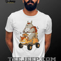 Totoro Riding Catbus ATV Mashup Studio Ghibli Fan T Shirt