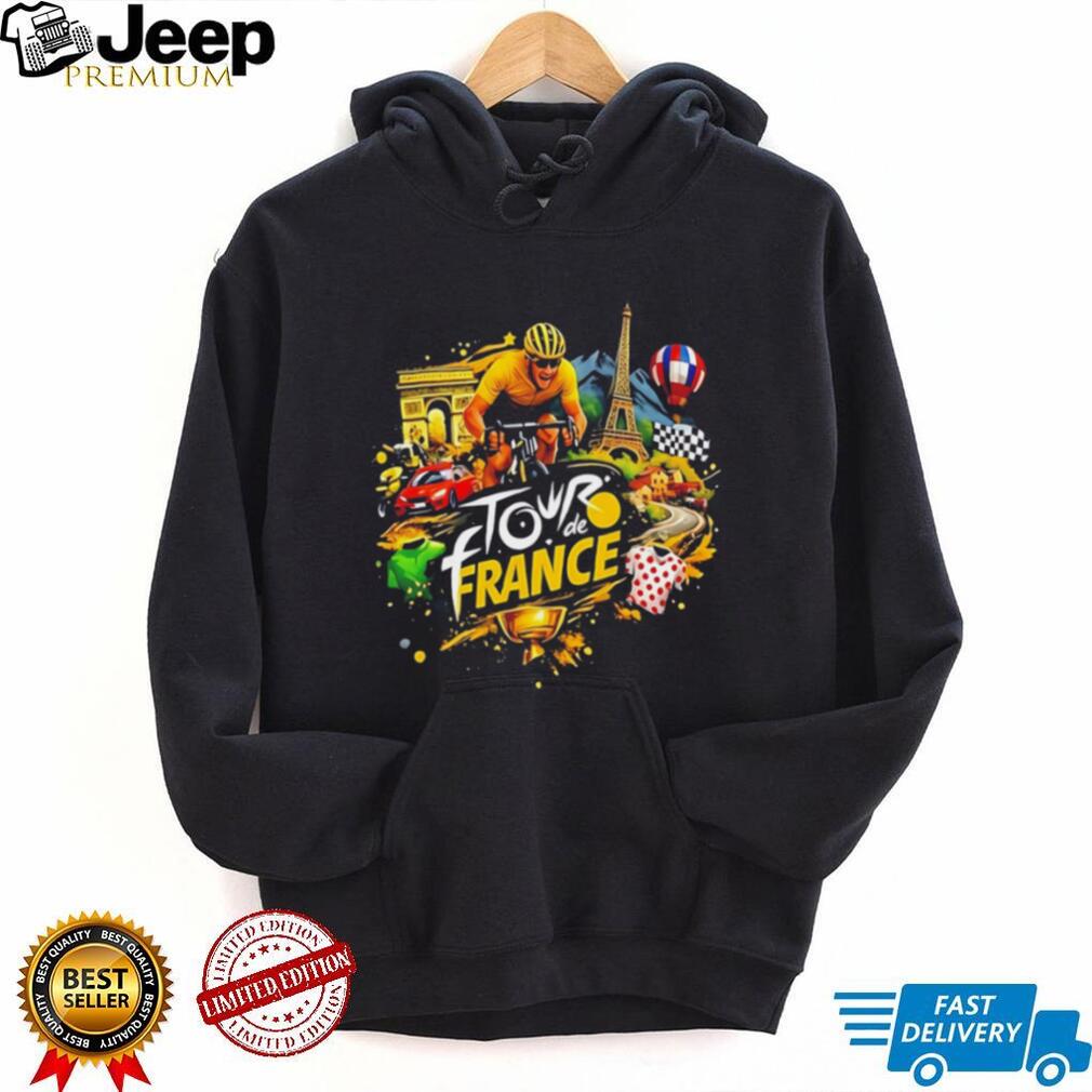 Tour de France illustration shirt