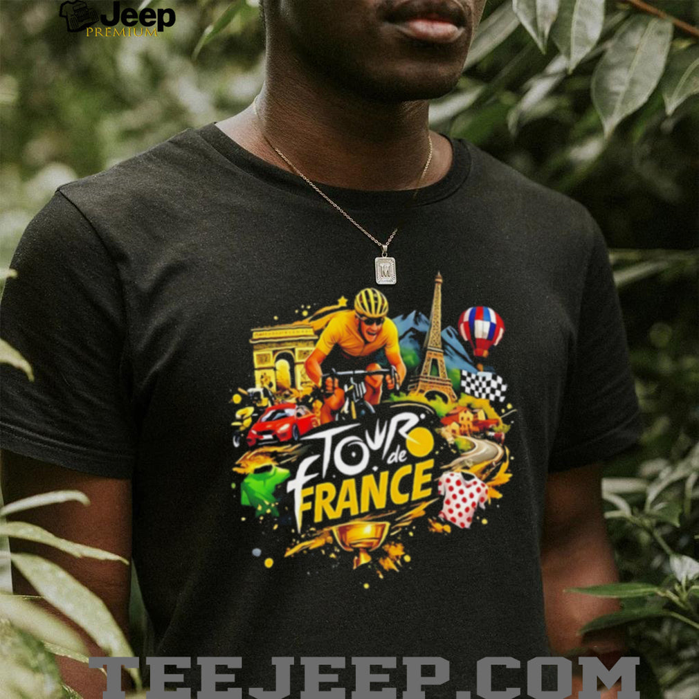 Tour de France illustration shirt