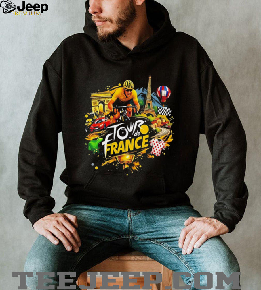 Tour de France illustration shirt