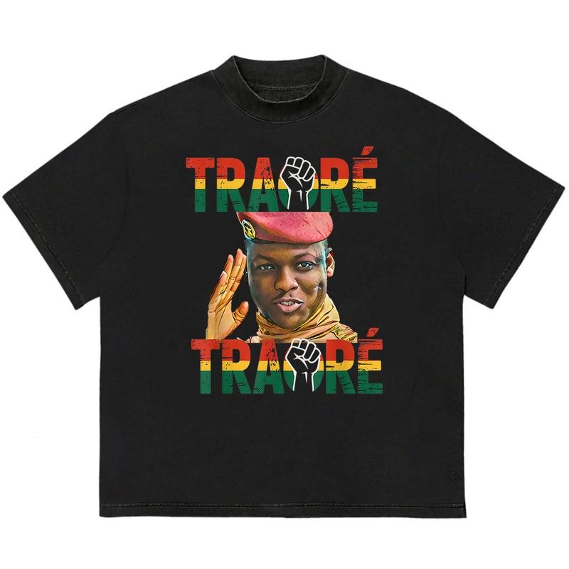 Traoré Thomas Sankara T-Shirt Trendy Gift for Him Retro Vibes Unique T-Shirt Gift for Her Hoodie, Sweatshirt | WearSparks.com