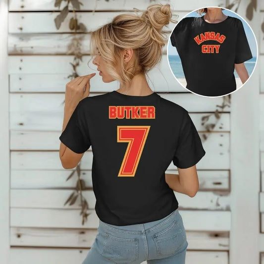 Travis Butker 7 Player Tee, Kansas City Chiefs Shirt, Perfect For Game Day, Conservative Gift, Butker 7, Kansas City T Shirt, Kansas City Tee, Unisex T-Shirt, Gifts For Fan, Short Sleeve Tee Shirt, Gifts For Birthday Fathers Day Christmas Anniversary