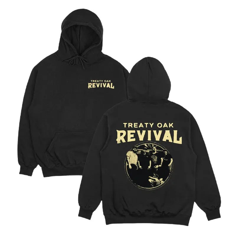Treaty Oak Revival 2025 Tour Hoodie, Vintage Country 80s Shirt, Country Music Tee, Western Style, Ideals Gift For Fans