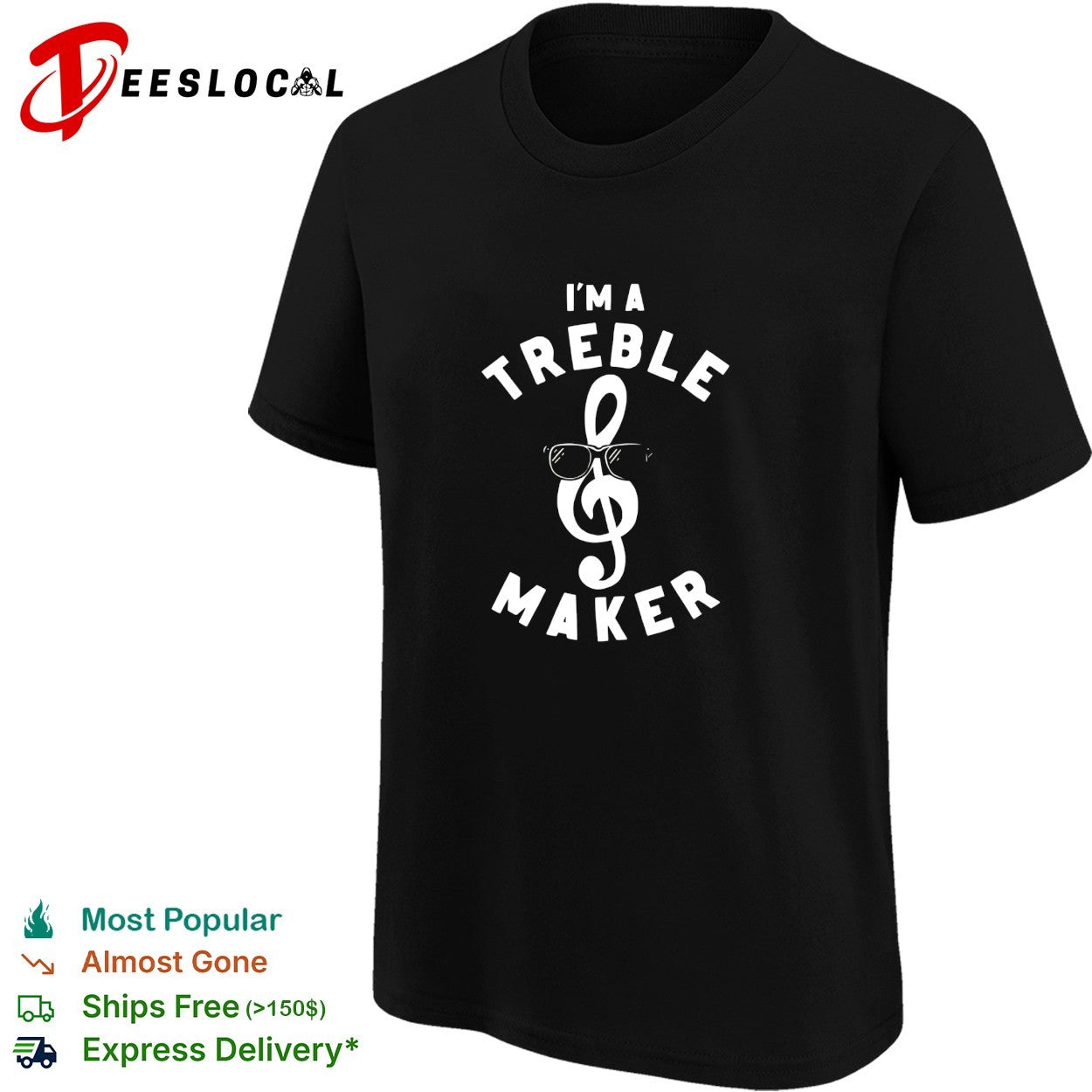 Treble clef sunglasses I’m a treble maker shirt