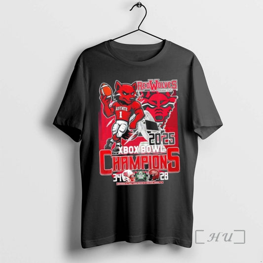 Trending 2025 Xbox Bowl Champions Red Wolves Arkansas State Mascot T-Shirts, Hoodie, Sweatshirt | WearSparks.com