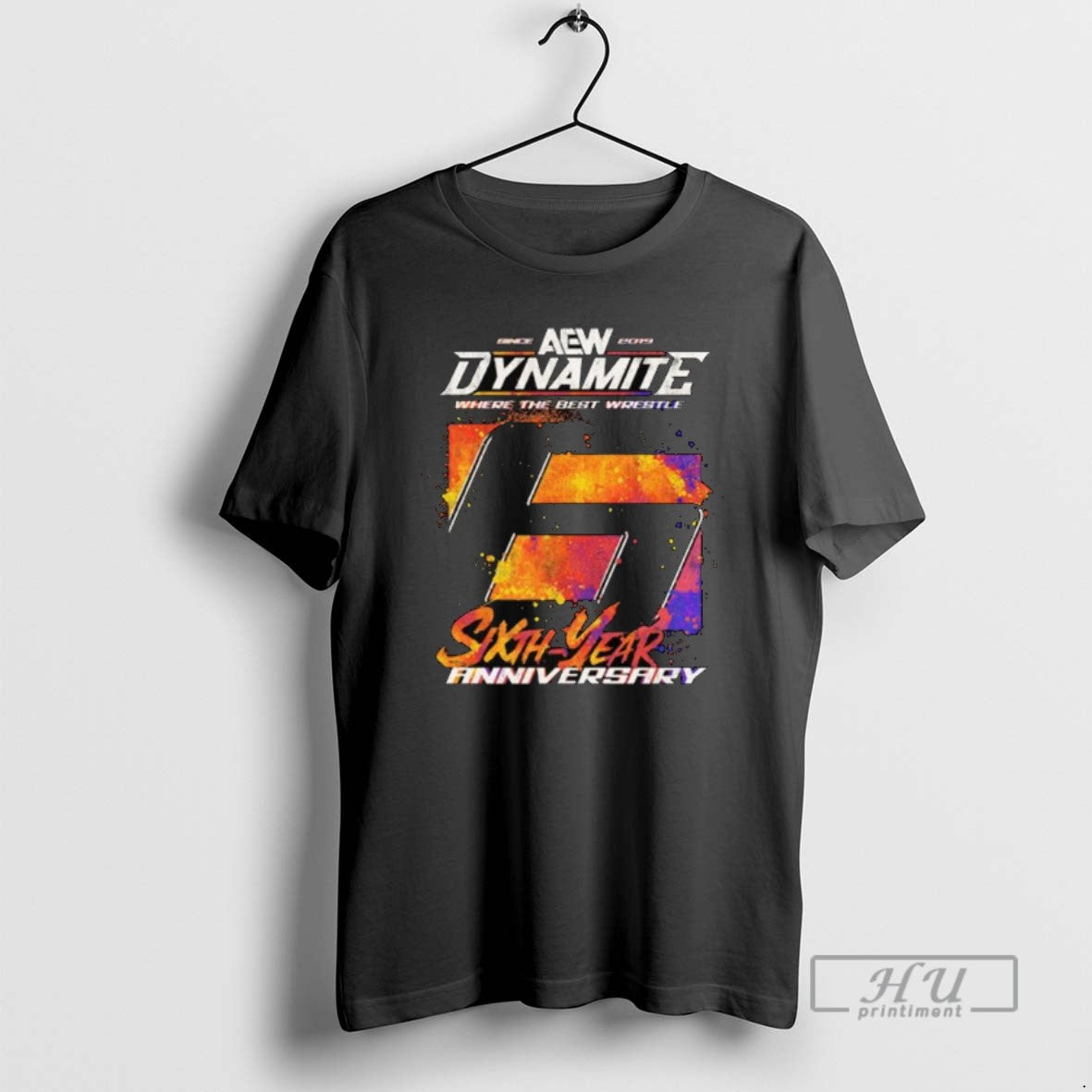 Trending Aew Dynamite Where The Best Wrestle 6th Anniversary Long Sleve T Shirts