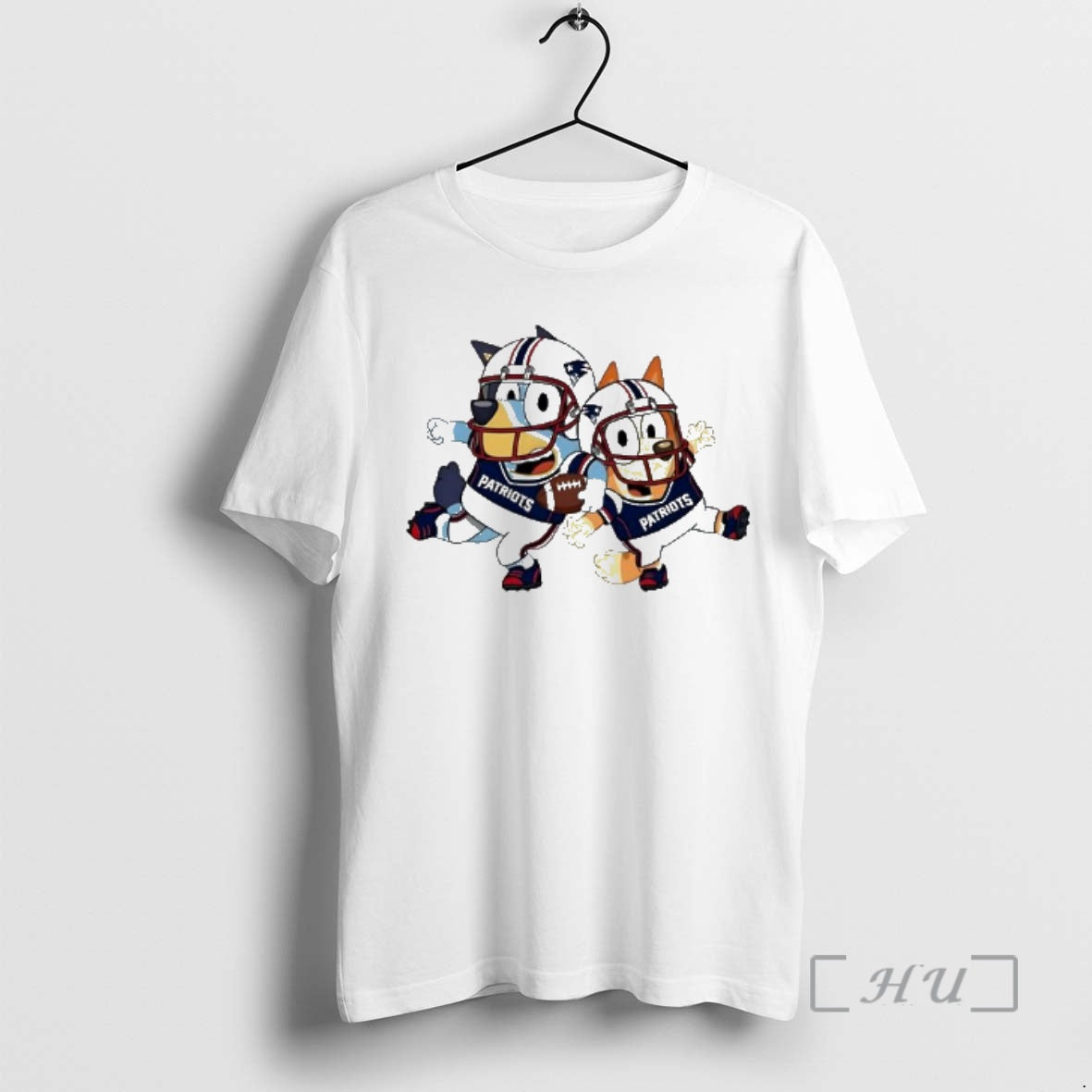 Trending Bluey New England Football Retro Fan Cute Cartoon T-Shirts, Hoodie, Sweatshirt | WearSparks.com