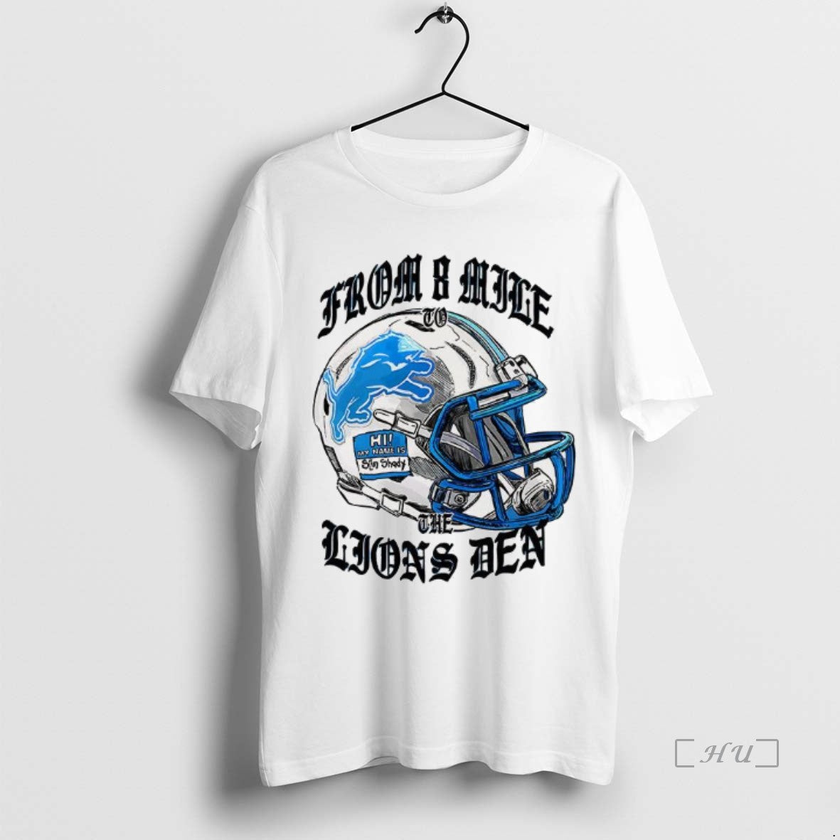 Trending Detroit Lions Eminem From 8 Mile To The Lions Den Premium T Shirts Sweater Hoodie, Sweatshirt | WearSparks.com