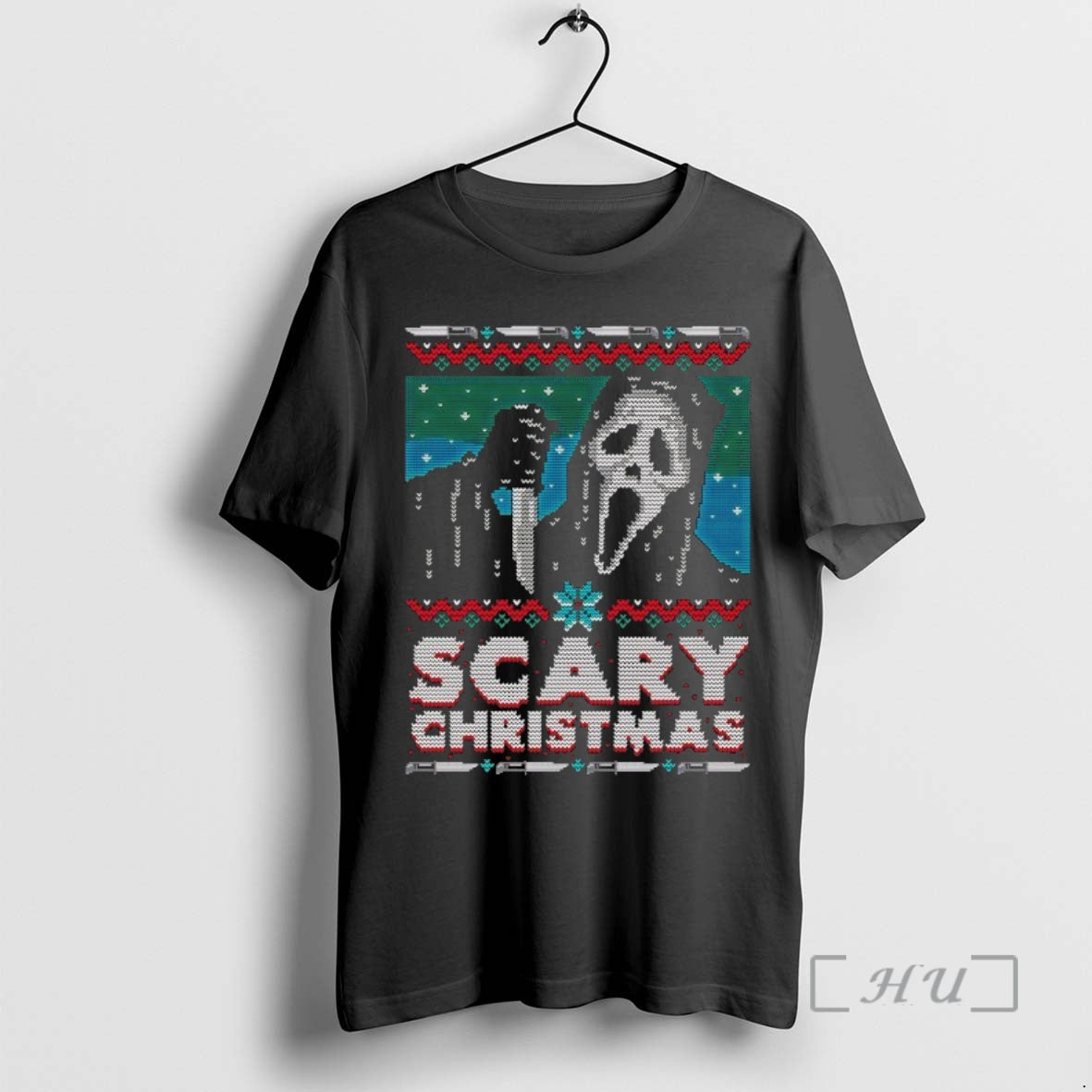 Trending Ghostface Scary Christmas Ugly T-Shirts, Hoodie, Sweatshirt | WearSparks.com