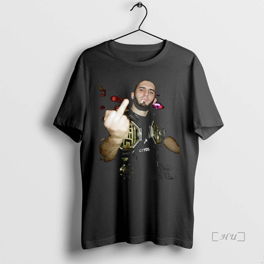 Trending Islam Makhachev Middle Finger Meme T-Shirts, Hoodie, Sweatshirt | WearSparks.com