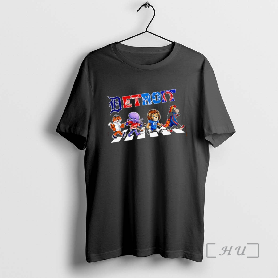 Trending Sports In Detroit Mascot Abbey Road T-Shirts, Hoodie, Sweatshirt | WearSparks.com