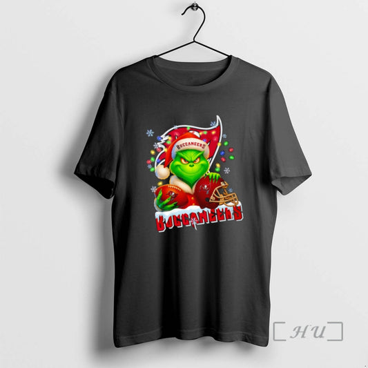 Trending The Grinch Love Tampa Bay Buccaneers Football Lights Christmas 25 Premium T Shirts Sweater Hoodie, Sweatshirt