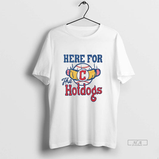 Trendy Cleveland Guardians Baseball Here For The Hotdogs