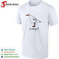 Triangull triangle seagull bird pun shirt