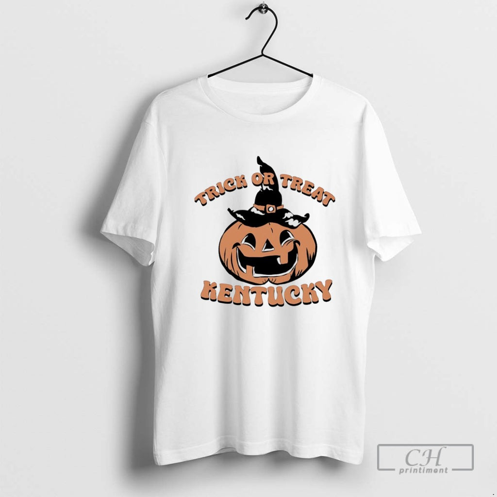 Trick Or Treat Kentucky Pumpkin Halloween