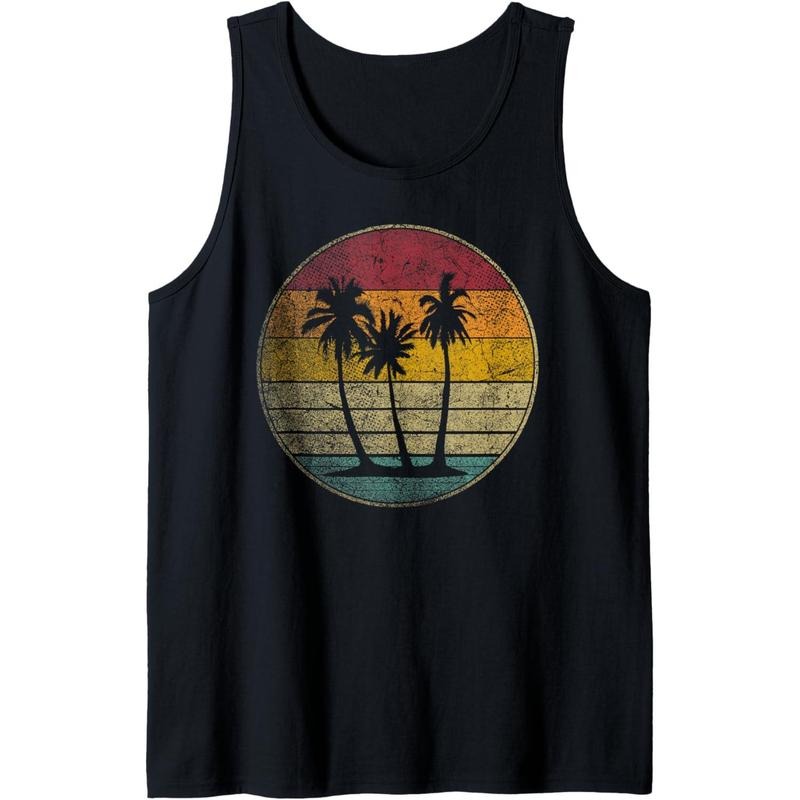 Tropical Beach Vintage Retro Style 70s 80s Tank Top Made in USAstyle{n002}2 T-Shirts, Hoodie, Sweatshirt | WearSparks.com