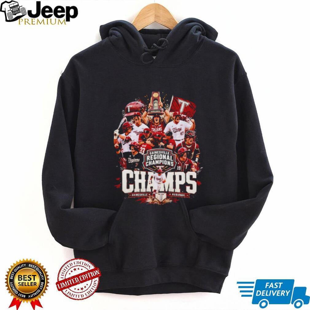 Troy Trojans Baseball 2026 Gainesville Regional Champs shirt