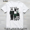 True Vatos Love Gatos Funny Cholo Cats Graphic T Shirt